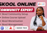 setup skool community skool online course community course upload skool manager